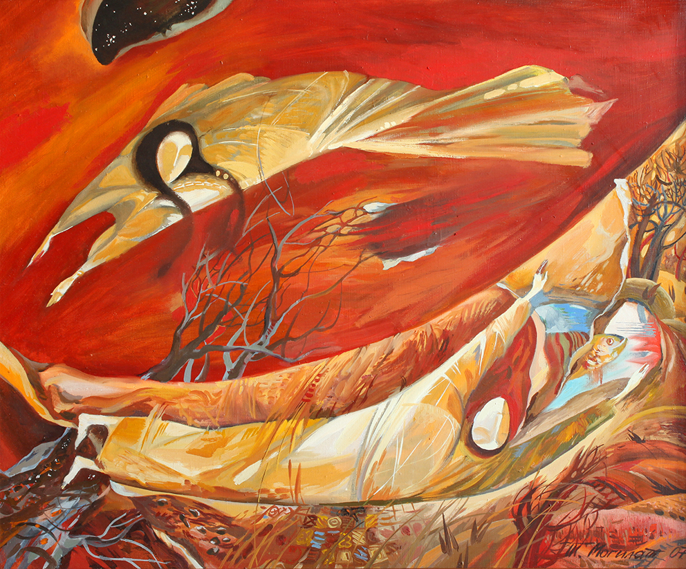 «Небо і земля». 2007. Полотно, олія